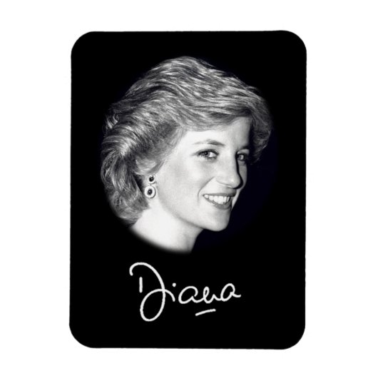 Princess Diana-autograaf Magneet (Verticaal)