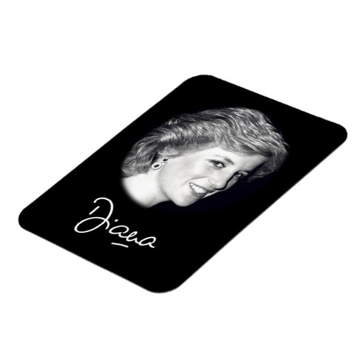 Princess Diana-autograaf Magneet (Linkerzijde)