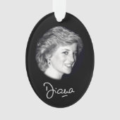 Princess Diana-autograaf Ornament (voorkant)