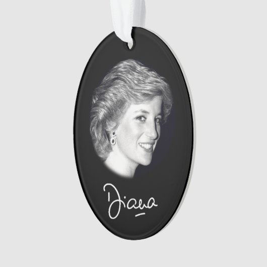 Princess Diana-autograaf Ornament (voorkant)