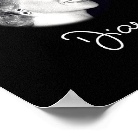 Princess Diana-autograaf Poster (Hoek)