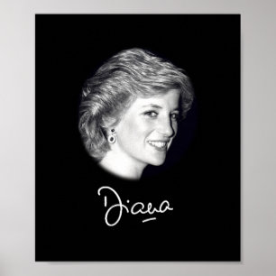 Princess Diana-autograaf Poster