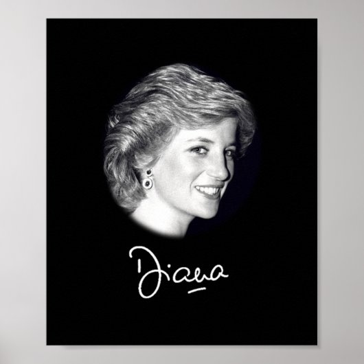 Princess Diana-autograaf Poster (Voorkant)