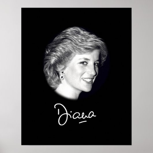 Princess Diana-autograaf Poster (Voorkant)