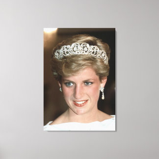 Princess Diana Bahrain 1986 Canvas Afdruk