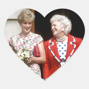 Princess Diana-Barbara Struik Hart Sticker