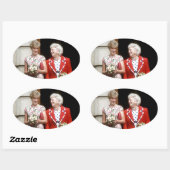 Princess Diana-Barbara Struik Ovale Sticker (Vel)