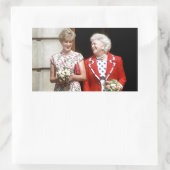 Princess Diana-Barbara Struik Rechthoekige Sticker (Tas)