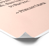 Princess diana citaat poster (Hoek)