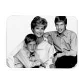 Princess Diana en sons Magneet (Horizontaal)