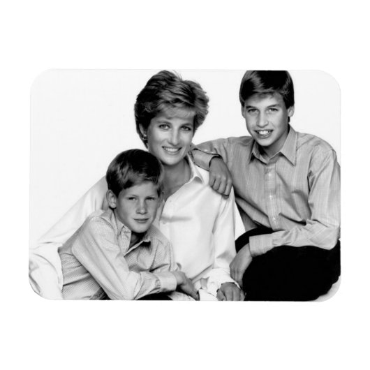 Princess Diana en sons Magneet (Horizontaal)