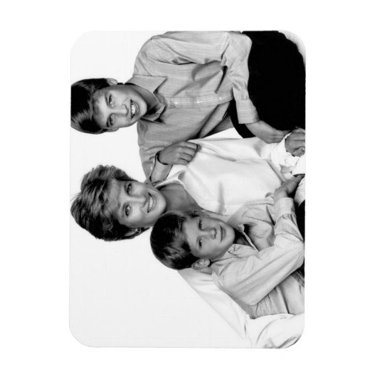 Princess Diana en sons Magneet (Verticaal)