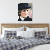Princess Diana France 1988 Canvas Afdruk (Insitu (Slaapkamer))