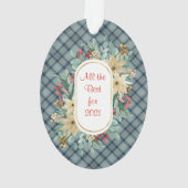 Princess Diana Memorial Original Scottish Tartan Ornament (achterkant)