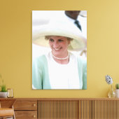 Princess Diana Nigeria 1990 Canvas Afdruk (Insitu (Woonkamer))