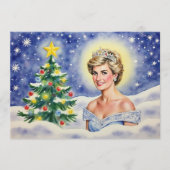 Princess Diana of England Christmas Card Feestdagenkaart (Voorkant)
