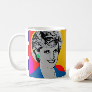 Princess Diana Pop Art Mok