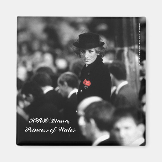 Princess Diana - Poppy Magneet (Voorkant)