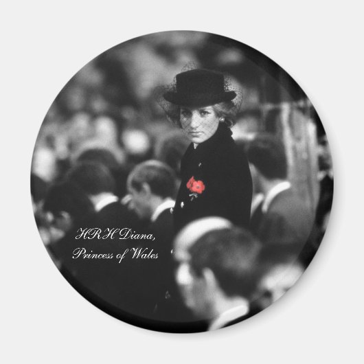 Princess Diana - Poppy Magneet (Voorkant)