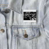Princess Diana - Poppy Vierkante Button 5,1 Cm (In situ)