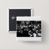 Princess Diana - Poppy Vierkante Button 5,1 Cm (Voorkant /achterkant)