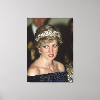 Princess Diana Portugal 1987 Canvas Afdruk