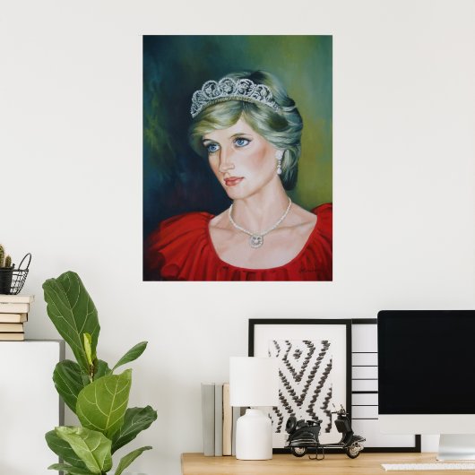 Princess Diana poster (Thuiskantoor)