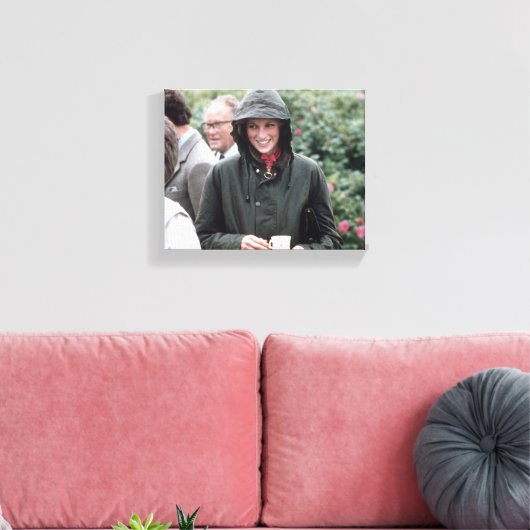Princess Diana Scotland Canvas Afdruk (Insitu (Woonkamer))