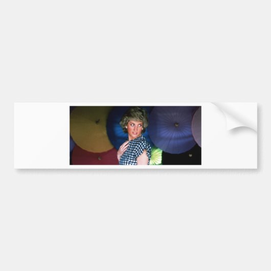 Princess Diana Thailand Bumpersticker (Voorkant)