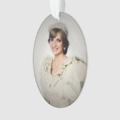 Princess Diana trouwportret gestileerd Ornament (voorkant)