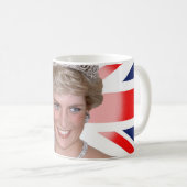 Princess Diana Union Jack Koffiemok (Voorkant rechts)
