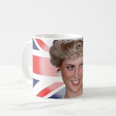 Princess Diana Union Jack Koffiemok (Voorkant links)