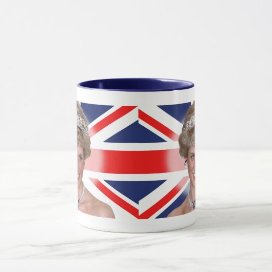 Princess Diana Union Jack Mok (Midden)