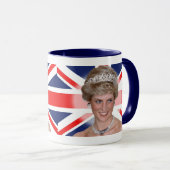 Princess Diana Union Jack Mok (Voorkant rechts)