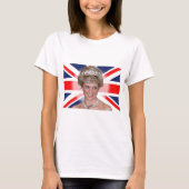 Princess Diana Union Jack T-shirt (Voorkant)