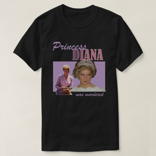 Princess Diana werd vermoord T-shirt (Design voorkant)