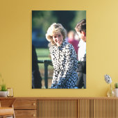 Princess Diana Windsor 1985 Canvas Afdruk (Insitu (Woonkamer))