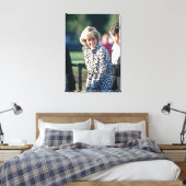 Princess Diana Windsor 1985 Canvas Afdruk (Insitu (Slaapkamer))