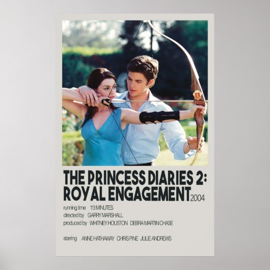 Princess Diaries 2 2004 Movie Poster (Voorkant)