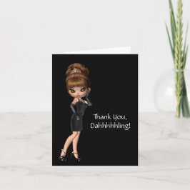 Princess Diva Thank You Bedankkaart