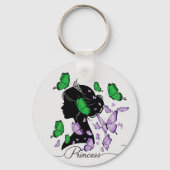 Princess & "Do What You Love" Dubbelzijdige sleute Sleutelhanger (Voorkant)