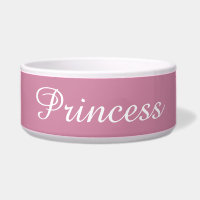 Princess Dog Bowl