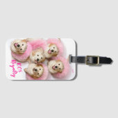 Princess Dogs in Tiaras Bagagelabel (Voorkant (horizontaal))