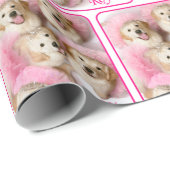 Princess Dogs in Tiaras Cadeaupapier (Rol Hoek)