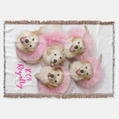 Princess Dogs in Tiaras Deken (Voorkant)