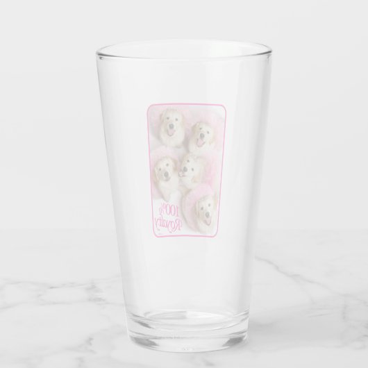 Princess Dogs in Tiaras Glas (Achterkant)