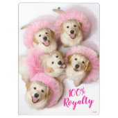 Princess Dogs in Tiaras Klembord (Achterkant)