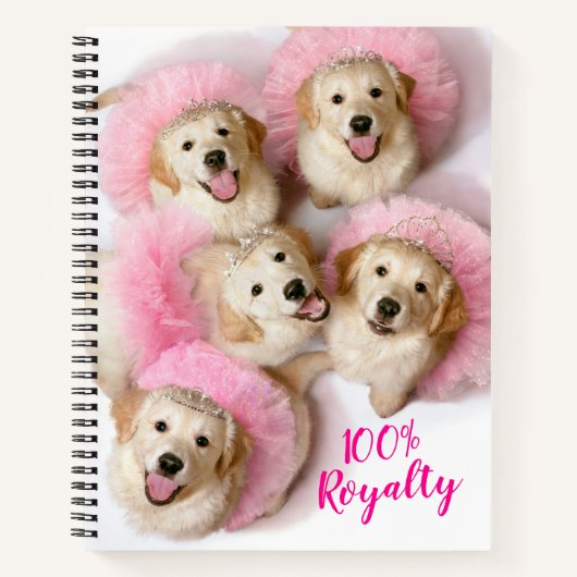Princess Dogs in Tiaras Notitieboek (Voorkant)