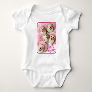 Princess Dogs in Tiaras Romper
