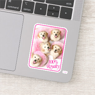 Princess Dogs in Tiaras Sticker